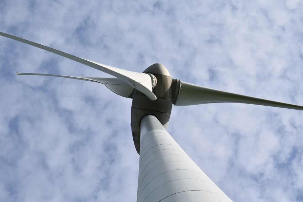 Groundworks, construction of roads and foundations of a wind farm Groundworks, construction of roads and foundations of a wind farm